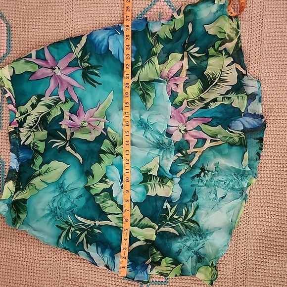 🔴 🔚🔜 SALE 💯 Silk VTG Dianne Gilman Midi Skirt - Picture 3 of 8